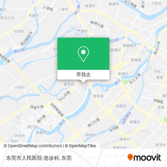 东莞市人民医院-急诊科地图