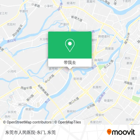 东莞市人民医院-东门地图