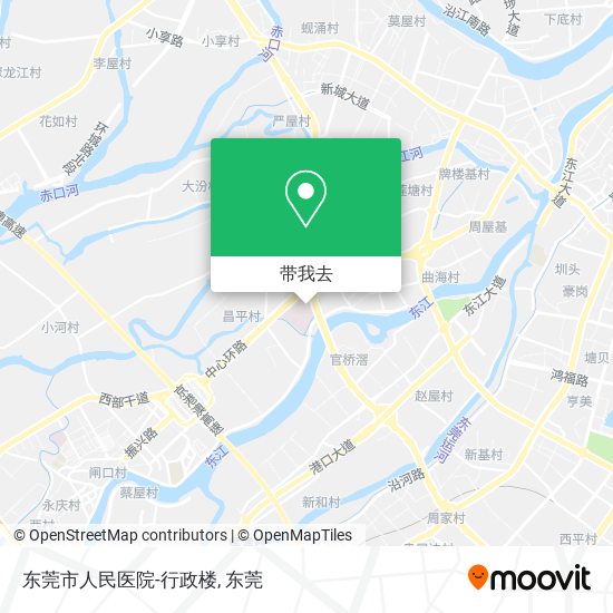 东莞市人民医院-行政楼地图