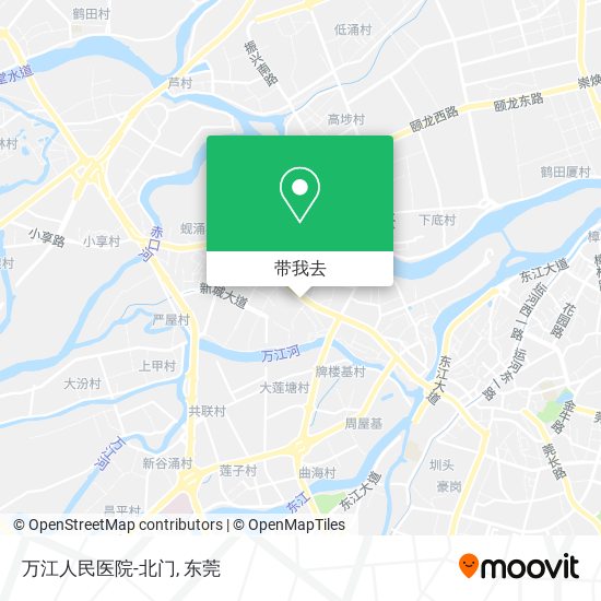 万江人民医院-北门地图