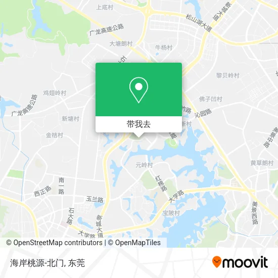 海岸桃源-北门地图