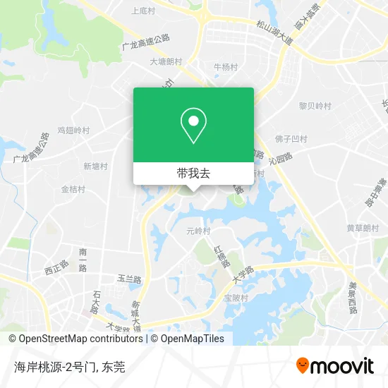 海岸桃源-2号门地图