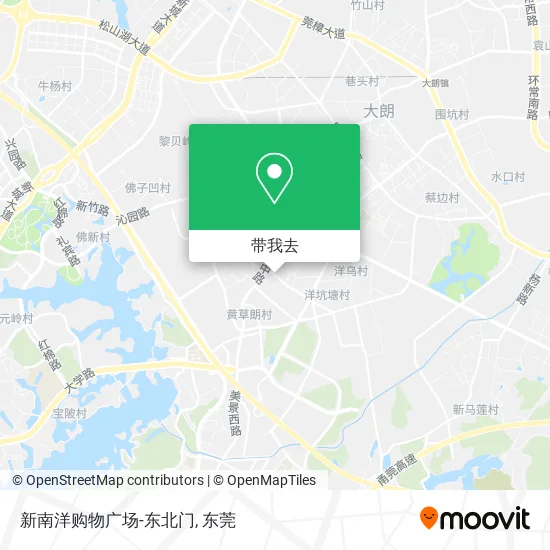 新南洋购物广场-东北门地图