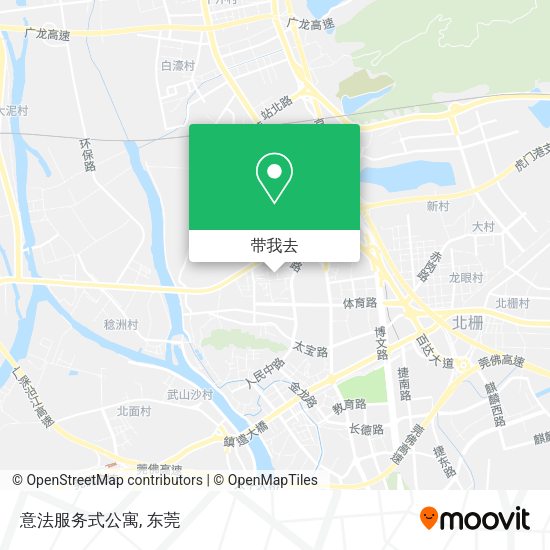 意法服务式公寓地图