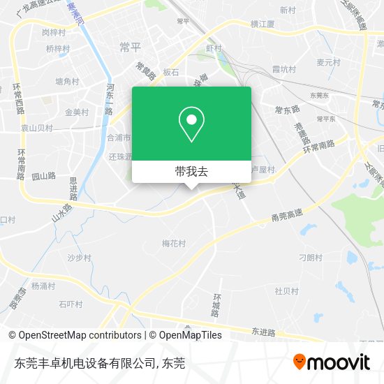 东莞丰卓机电设备有限公司地图