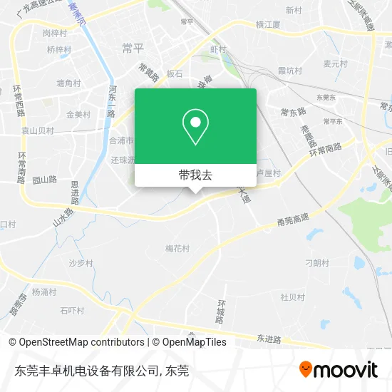 东莞丰卓机电设备有限公司地图