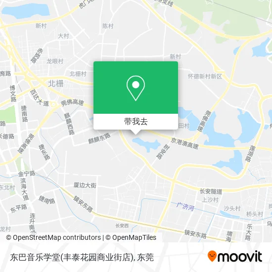 东巴音乐学堂(丰泰花园商业街店)地图