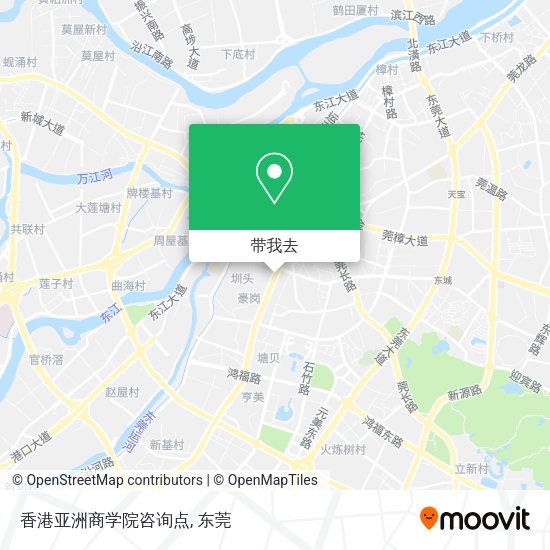 香港亚洲商学院咨询点地图