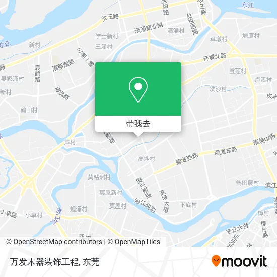 万发木器装饰工程地图
