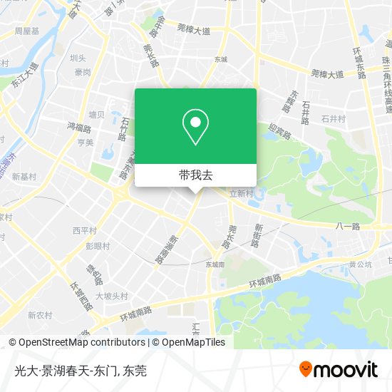 光大·景湖春天-东门地图