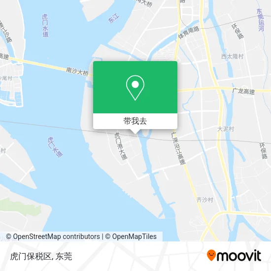 虎门保税区地图