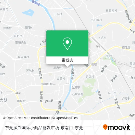 东莞源兴国际小商品批发市场-东南门地图