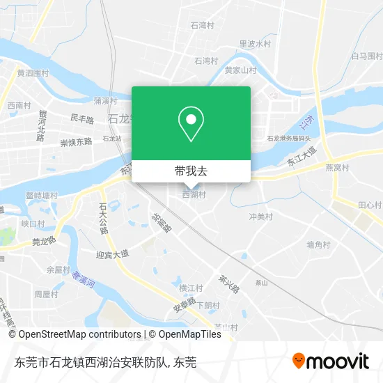 东莞市石龙镇西湖治安联防队地图
