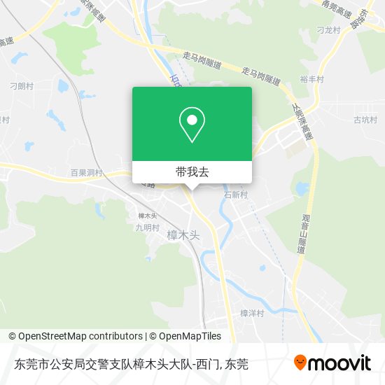 东莞市公安局交警支队樟木头大队-西门地图