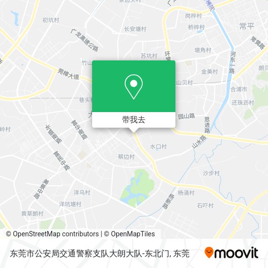 东莞市公安局交通警察支队大朗大队-东北门地图