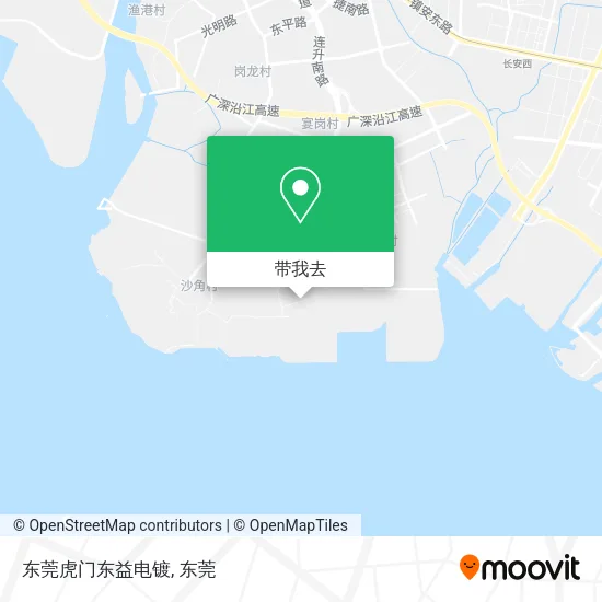 东莞虎门东益电镀地图