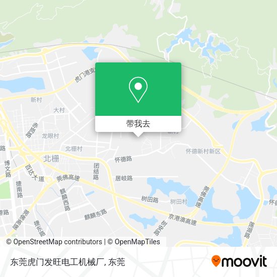 东莞虎门发旺电工机械厂地图