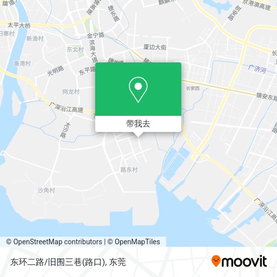 东环二路/旧围三巷(路口)地图
