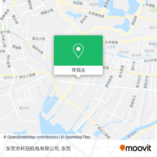 东莞市科冠机电有限公司地图