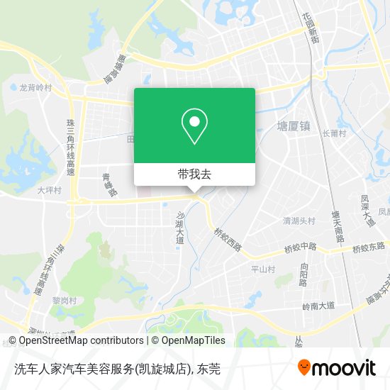 洗车人家汽车美容服务(凯旋城店)地图
