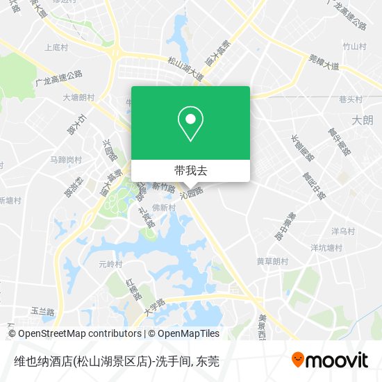 维也纳酒店(松山湖景区店)-洗手间地图