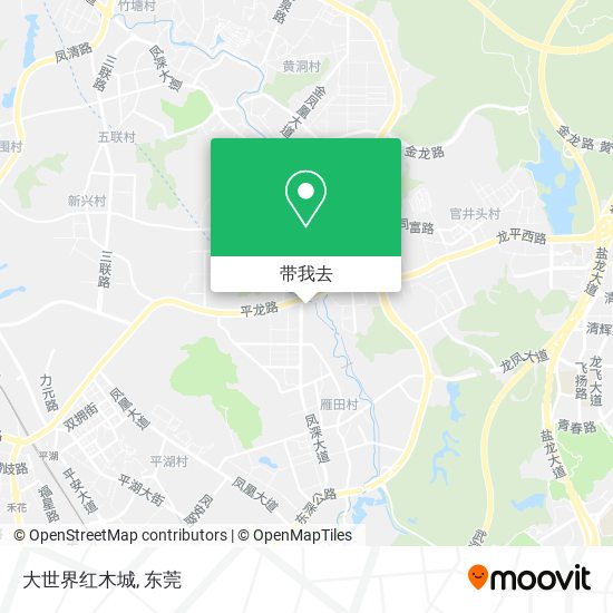 大世界红木城地图
