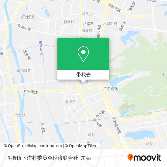 厚街镇下汴村委员会经济联合社地图