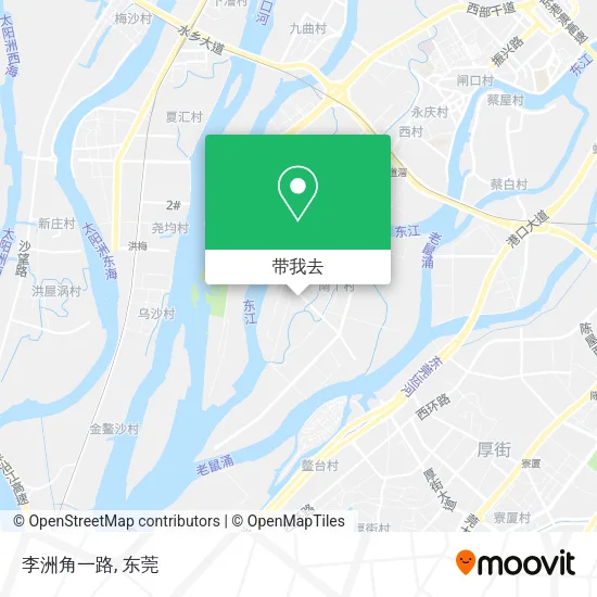 李洲角一路地图