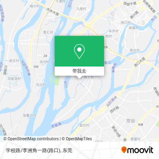 学校路/李洲角一路(路口)地图