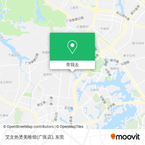 艾文热烫美唯馆(广医店)地图