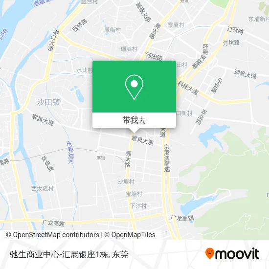 驰生商业中心-汇展银座1栋地图
