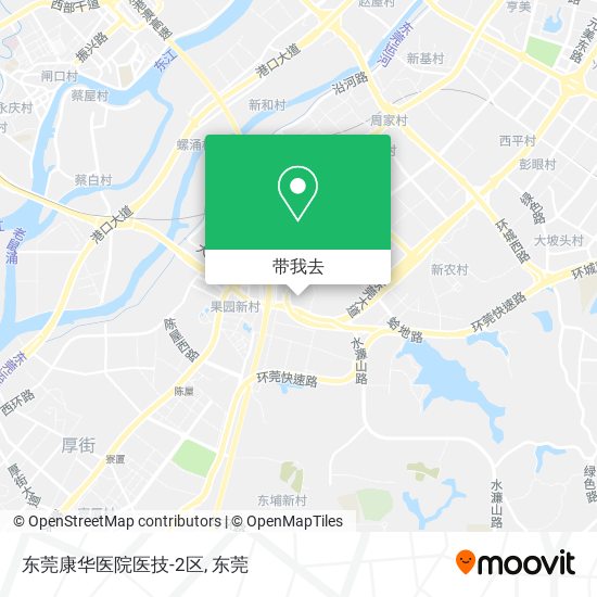 东莞康华医院医技-2区地图