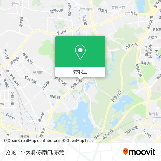 沧龙工业大厦-东南门地图