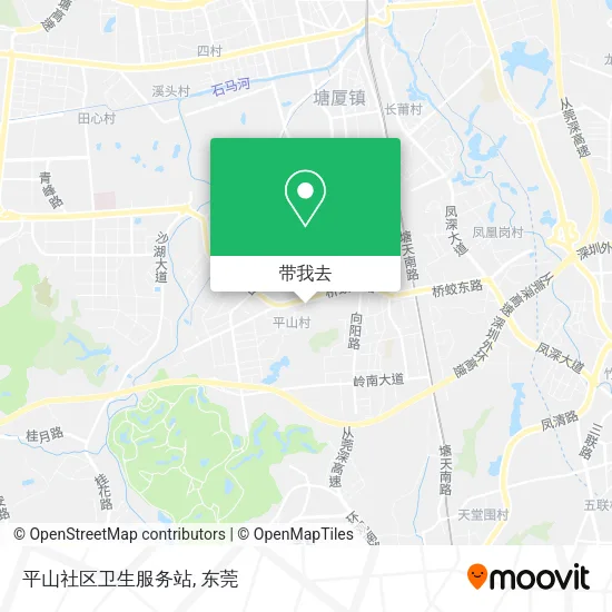 平山社区卫生服务站地图