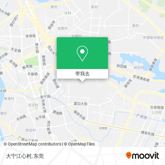 大宁江心村地图