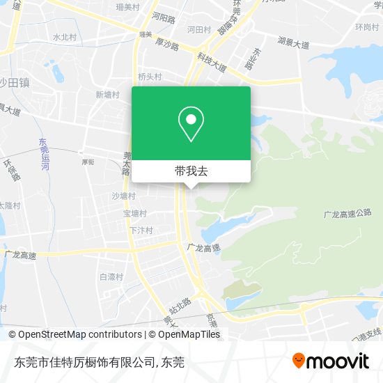东莞市佳特厉橱饰有限公司地图