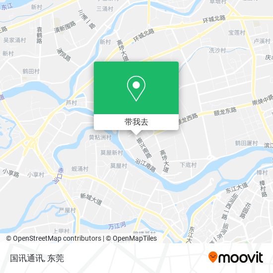 国讯通讯地图