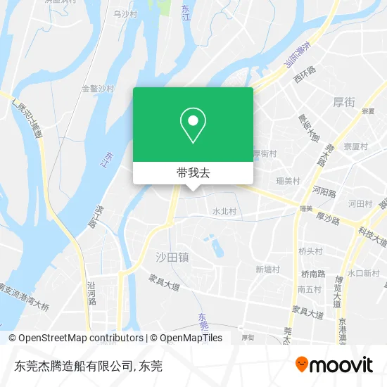 东莞杰腾造船有限公司地图