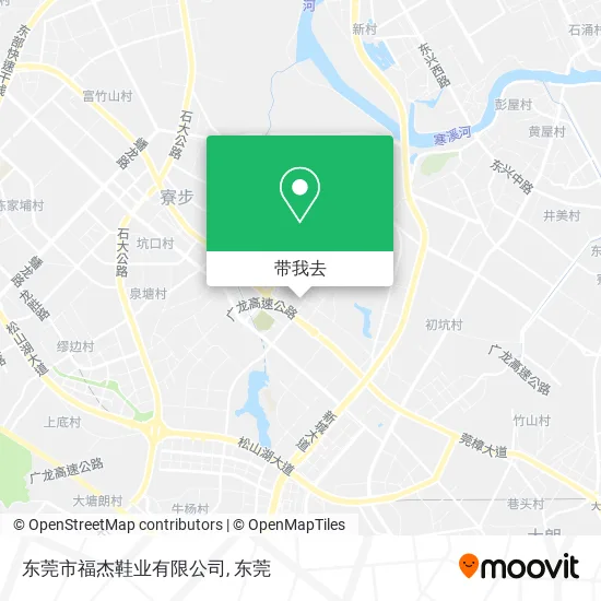 东莞市福杰鞋业有限公司地图