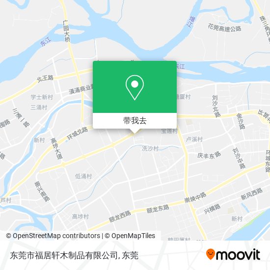 东莞市福居轩木制品有限公司地图