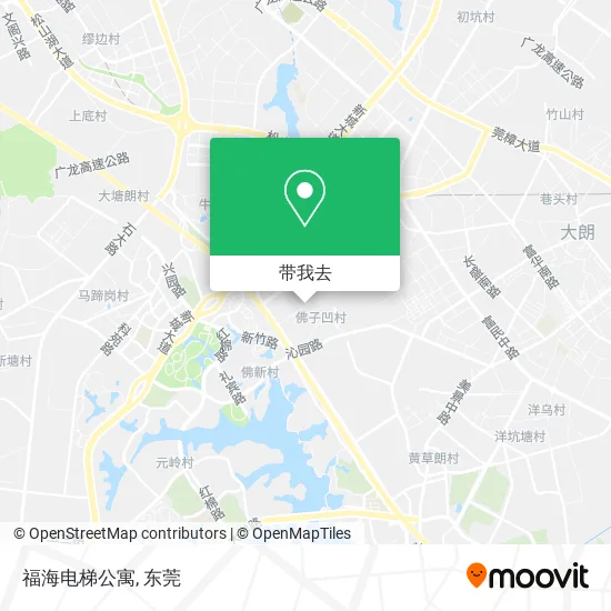 福海电梯公寓地图