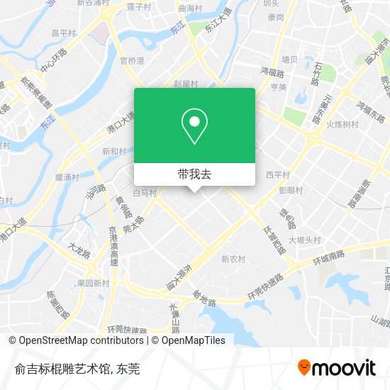 俞吉标棍雕艺术馆地图
