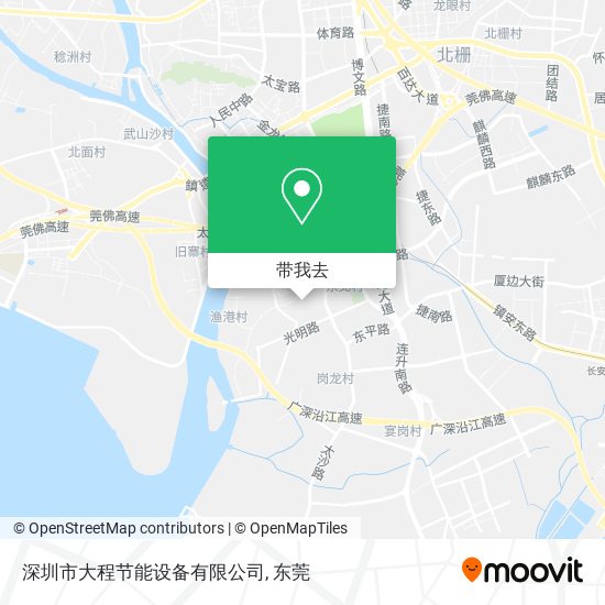 深圳市大程节能设备有限公司地图