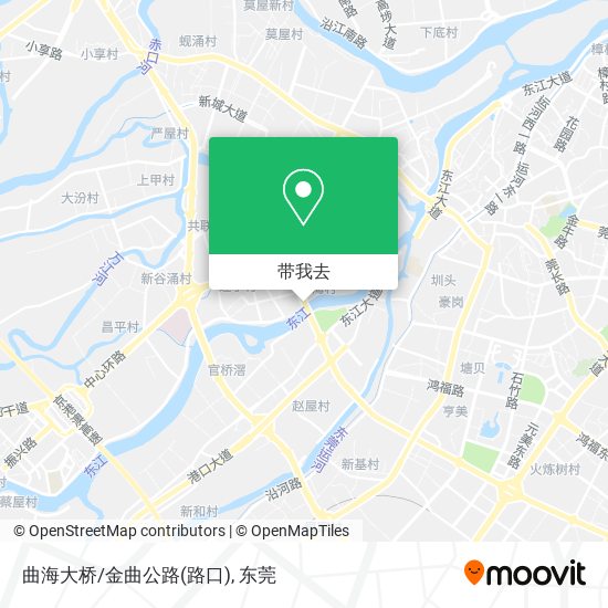 曲海大桥/金曲公路(路口)地图