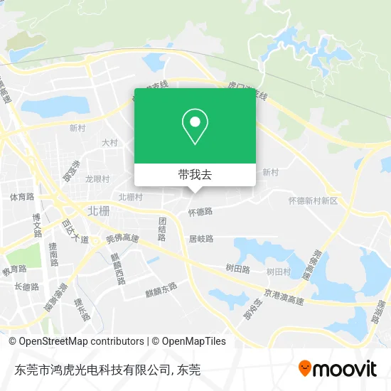 东莞市鸿虎光电科技有限公司地图