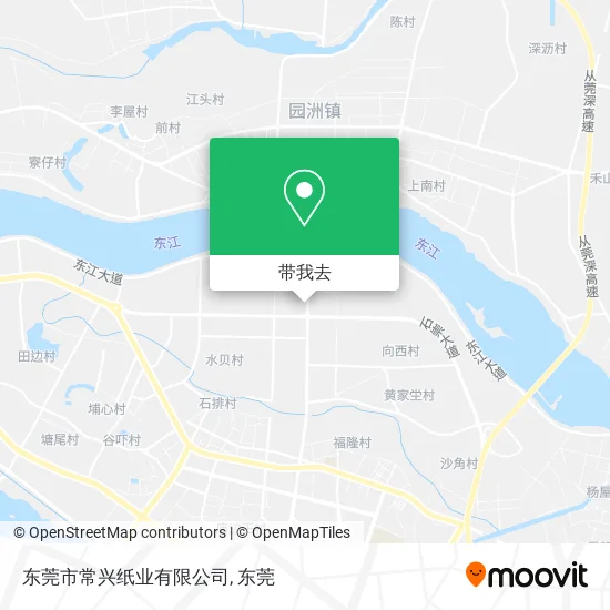 东莞市常兴纸业有限公司地图