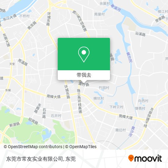 东莞市常友实业有限公司地图