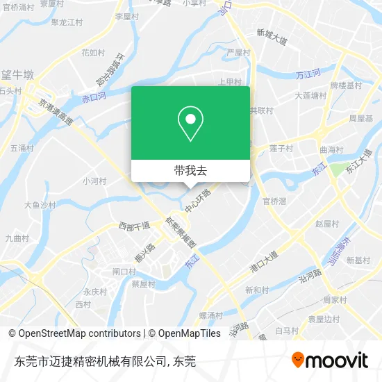 东莞市迈捷精密机械有限公司地图