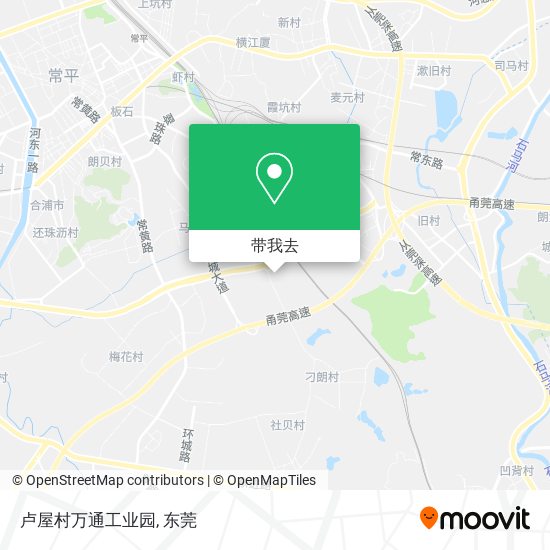 卢屋村万通工业园地图
