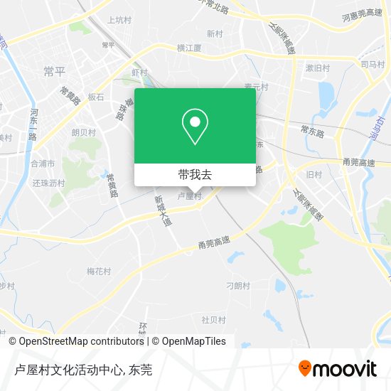 卢屋村文化活动中心地图